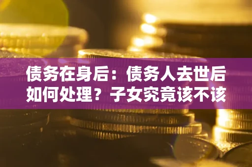 武汉债务在身后：债务人去世后如何处理？子女究竟该不该还钱？