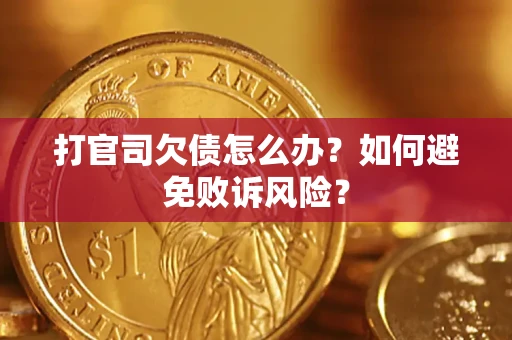 武汉打官司欠债怎么办？如何避免败诉风险？
