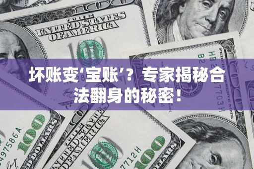 武汉坏账变‘宝账’？专家揭秘合法翻身的秘密！