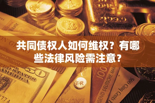武汉共同债权人如何维权？有哪些法律风险需注意？