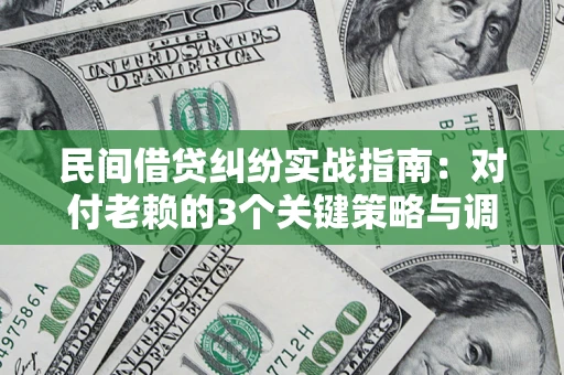 武汉民间借贷纠纷实战指南：对付老赖的3个关键策略与调解盲区解析