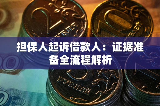 武汉担保人起诉借款人：证据准备全流程解析