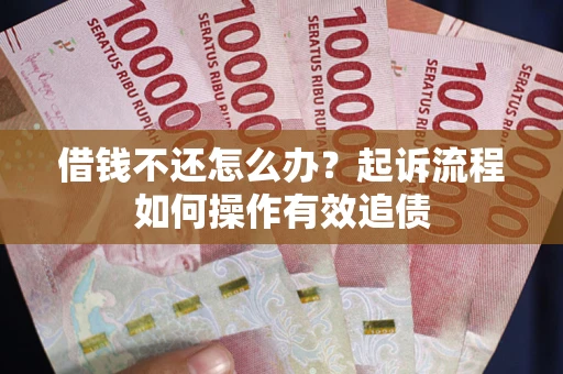 武汉借钱不还怎么办？起诉流程如何操作有效追债